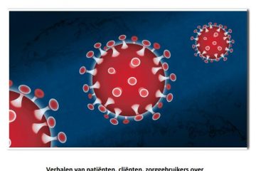 Voorkant van de rapportage met daarop een afbeelding van het coronavirus.