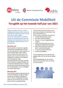 Voorkant nieuwsbrief commissie mobiliteit