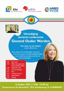 Voorkant uitnodiging Seniorenconferentie