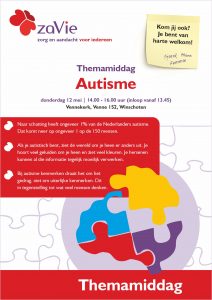 Voorkant flyer themamiddag autisme